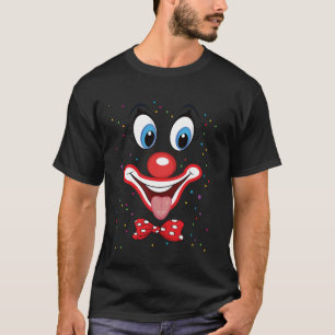 Carnival Clown Face Circus Costume Kids Men Women  T-Shirt