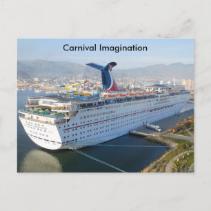 Carnival Cruise Ship Post Card