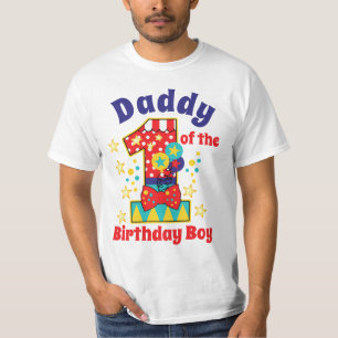 Carnival Daddy of the First Birthday Boy T-Shirt