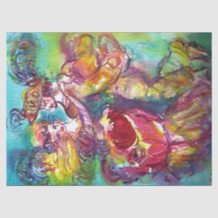 CARNIVAL DANCE, Valentines Day Lovers Tissue Paper