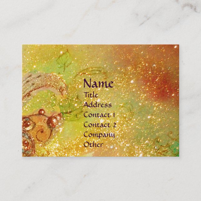 CARNIVAL DANCE / Venetian Masquerade Ball Business Card (Front)