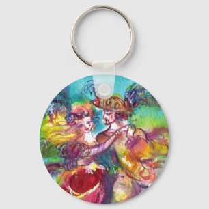 CARNIVAL DANCE Venetian Masquerade Ball Key Ring