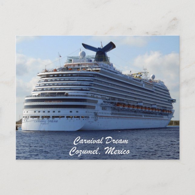 Carnival Dream Postcard (Front)