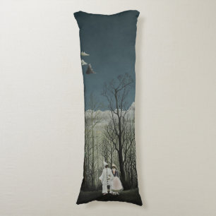 Carnival Evening, Henri Rousseau oil painting 1886 Body Cushion