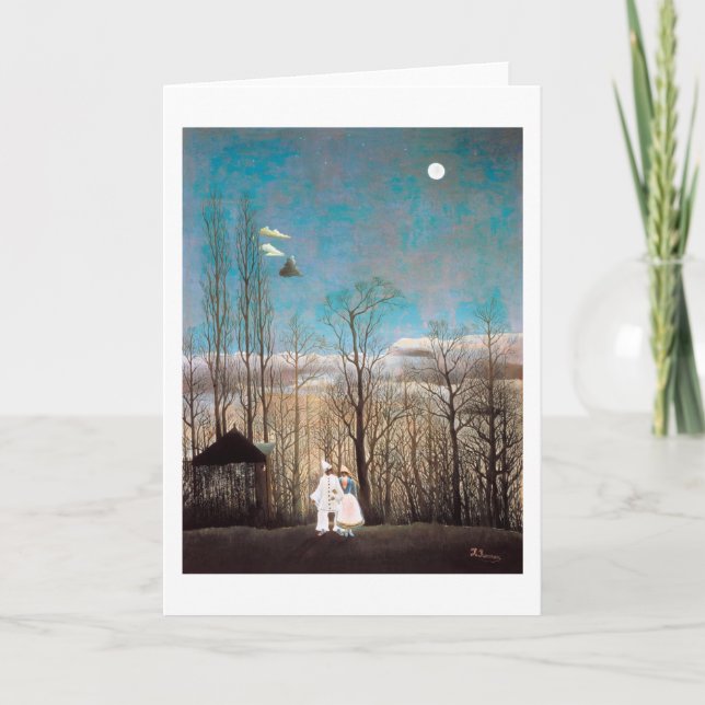 Carnival Evening, Rousseau Card (Front)