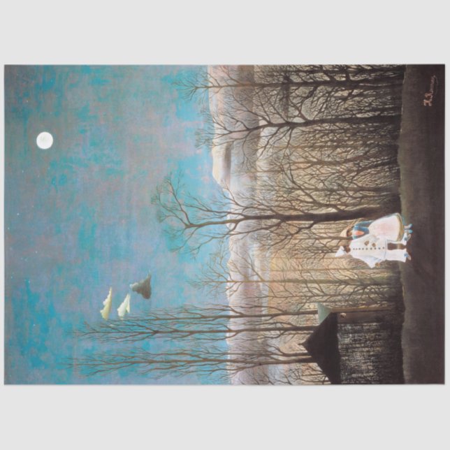 Carnival Evening, Rousseau Tissue Paper (Front)