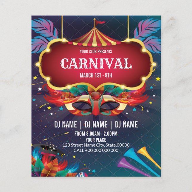 Carnival Event Flyer (Front)