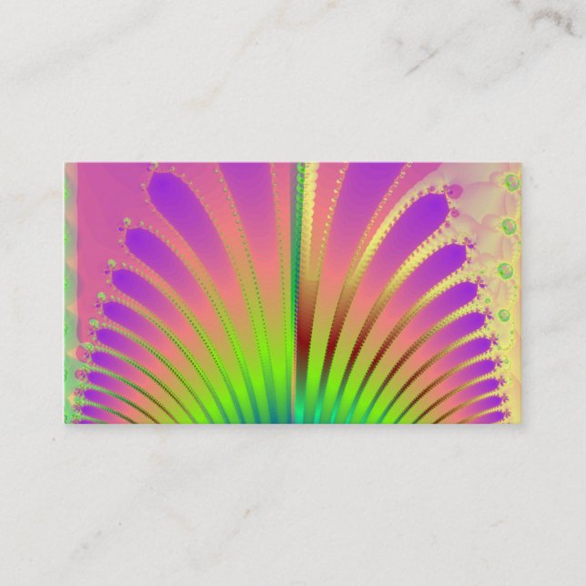 Carnival Feathers Business Card (Front)