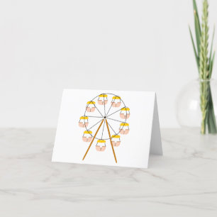Carnival Ferris Wheel Thank You Card