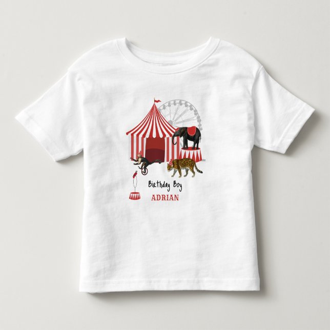 Carnival Festival Big Top Birthday Theme (Front)