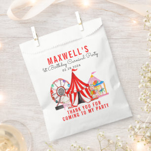 Carnival Festival Circus Show Thank You Birthday Favour Bags