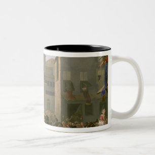 Carnival in Rome, c.1650-51 Two-Tone Coffee Mug