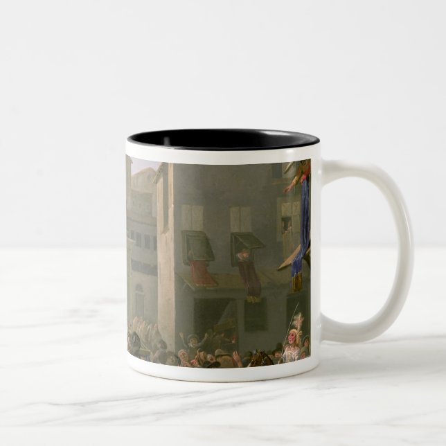 Carnival in Rome, c.1650-51 Two-Tone Coffee Mug (Right)