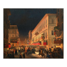 Carnival in Rome, The Feast of Moccoletti