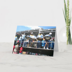 Carnival in San Fernanado Trinidad Card