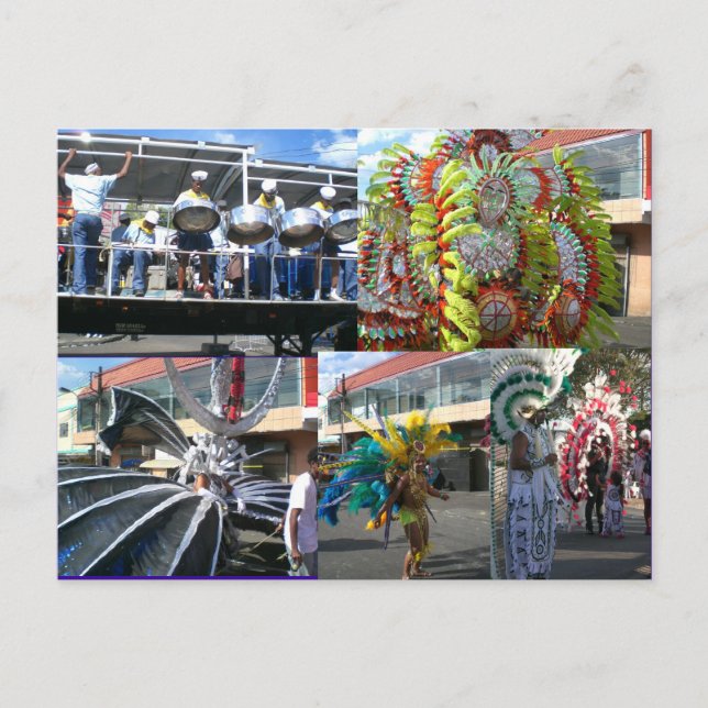 Carnival in Trinidad Postcard (Front)
