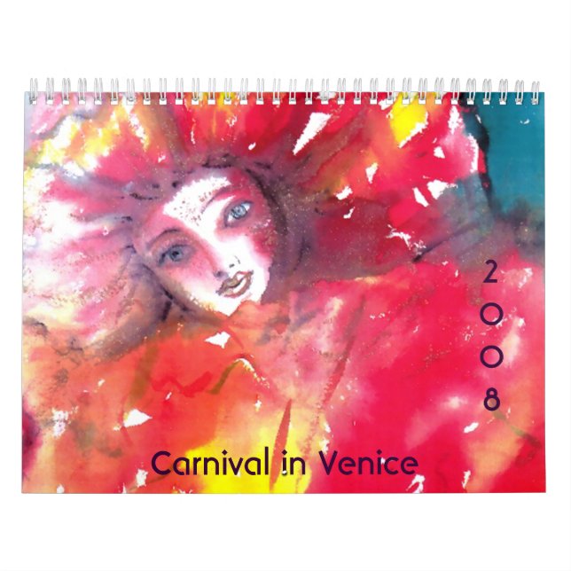 Carnival in Venice by Bulgan Lumini Calendar (Cover)
