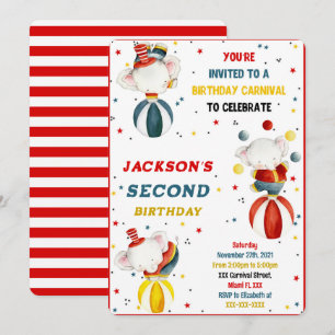 Carnival Invitations