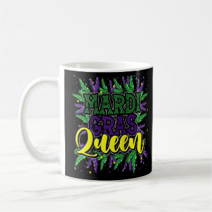 Carnival Lover Women Girls Mardi Gras Queen Mardi Coffee Mug