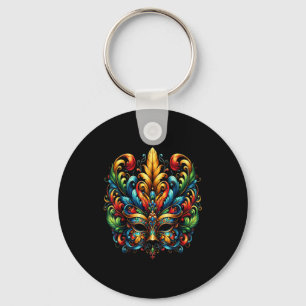 Carnival Mask Brazil Rio Key Ring