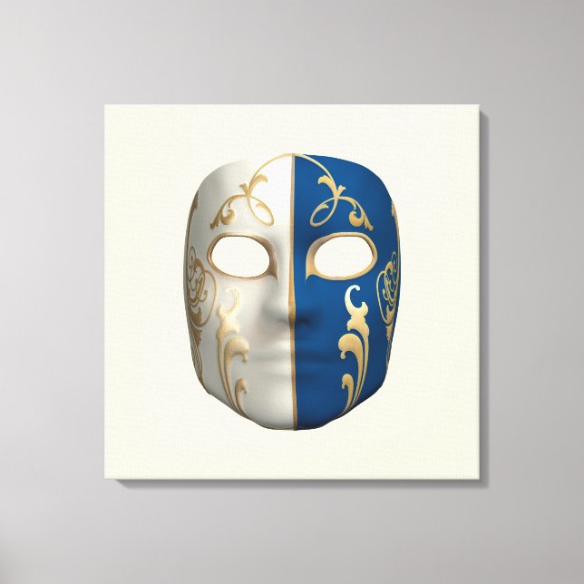 Carnival Mask Canvas Print (Front)