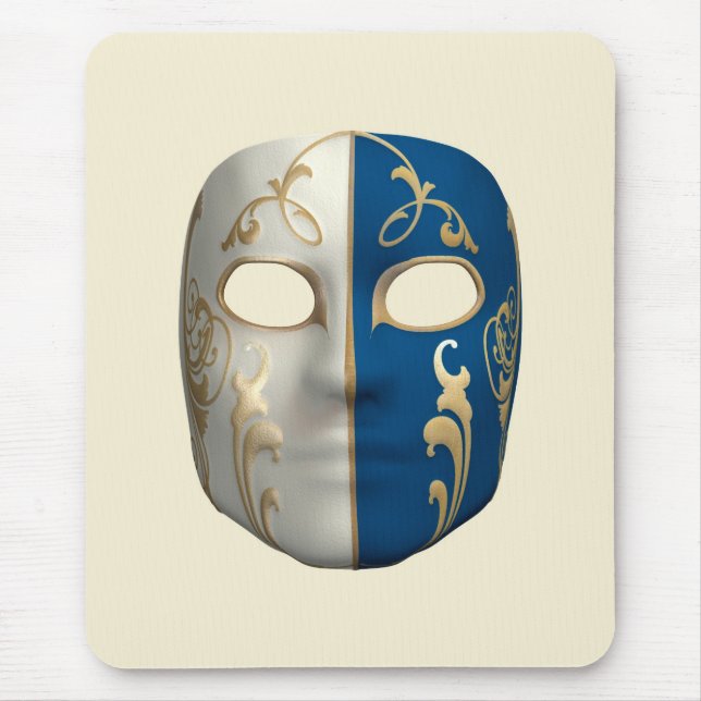 Carnival Mask Mouse Mat (Front)