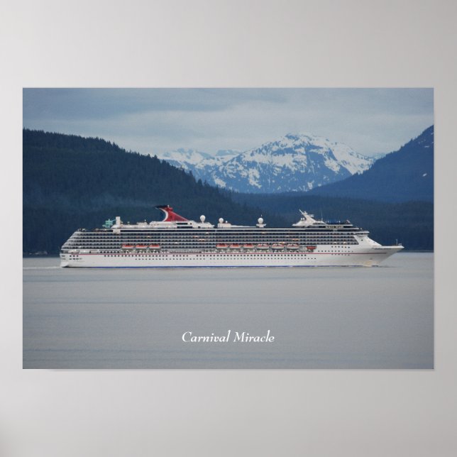 Carnival Miracle in Alaska Poster (Front)