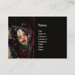 CARNIVAL NIGHT IN VENICE Venetian Masquerade Masks Business Card