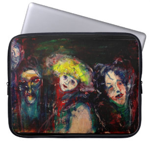 CARNIVAL NIGHT IN VENICE Venetian Masquerade Masks Laptop Sleeve