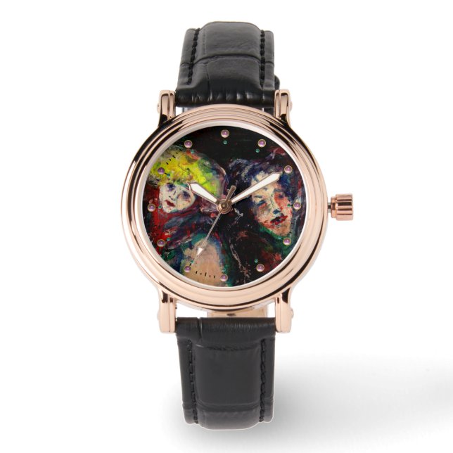 CARNIVAL NIGHT IN VENICE Venetian Masquerade Masks Watch (Front)