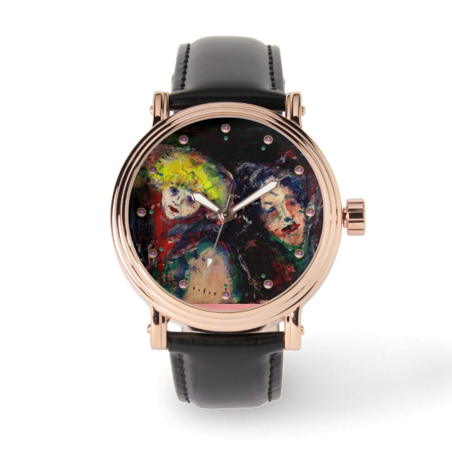 CARNIVAL NIGHT IN VENICE Venetian Masquerade Masks Watch (Front)