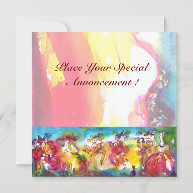 CARNIVAL NIGHT, Mardi Gras Masqureade ,Dance,Music (Front)