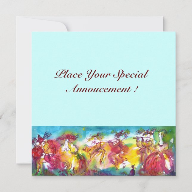 CARNIVAL NIGHT, Mardi Gras Masqureade ,Dance,Music (Front)