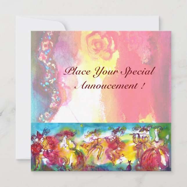 CARNIVAL NIGHT, Mardi Gras Masqureade ,Dance,Music (Front)