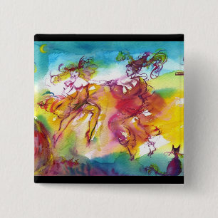 CARNIVAL NIGHT / Venetian Masquerade,Dance Music 15 Cm Square Badge