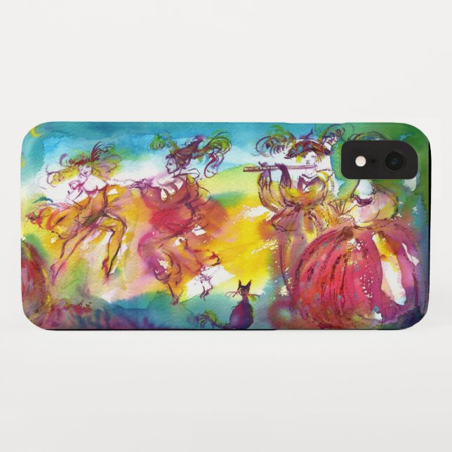 CARNIVAL NIGHT / Venetian Masquerade,Dance Music Case-Mate iPhone Case (Back (Horizontal))