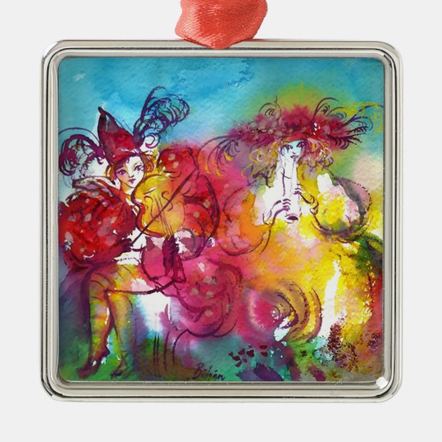 CARNIVAL NIGHT / Venetian Masquerade,Dance Music Metal Tree Decoration (Front)