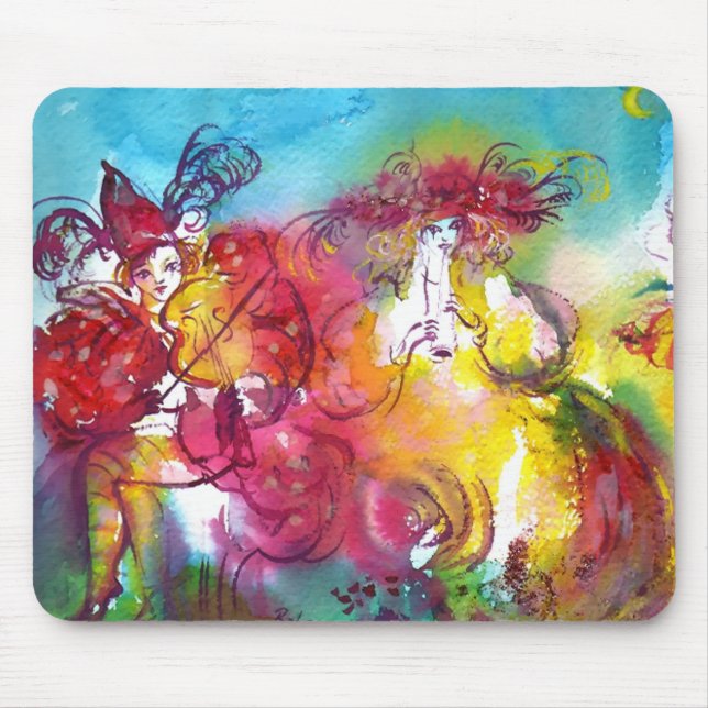 CARNIVAL NIGHT / Venetian Masquerade,Dance Music Mouse Mat (Front)