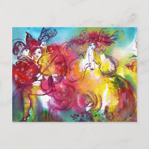 CARNIVAL NIGHT / Venetian Masquerade,,Dance Music Postcard