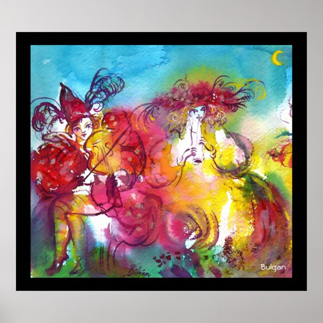 CARNIVAL NIGHT / Venetian Masquerade,Dance Music Poster (Front)