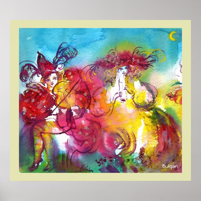 CARNIVAL NIGHT / Venetian Masquerade,Dance Music Poster (Front)