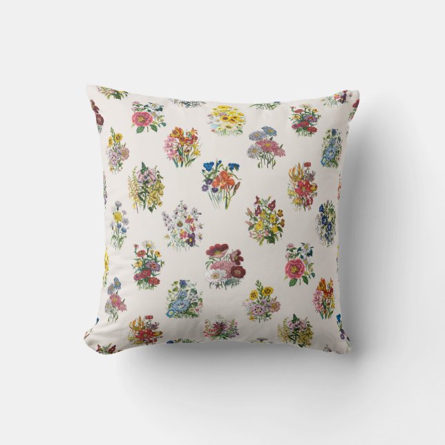 Carnival of flowers cushion (Front)