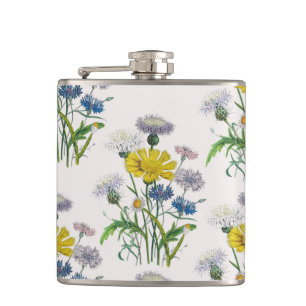 Carnival of flowers hip flask