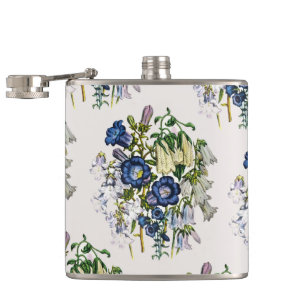 Carnival of flowers hip flask