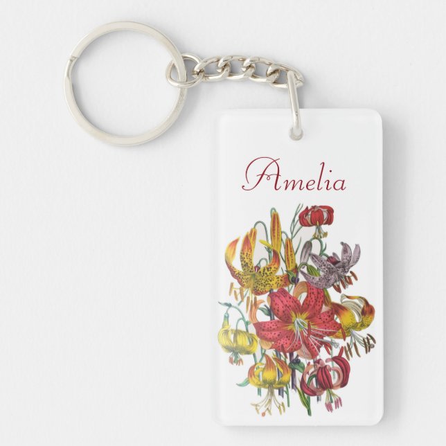 Carnival of flowers key ring (Front)