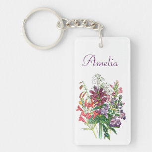 Carnival of flowers key ring