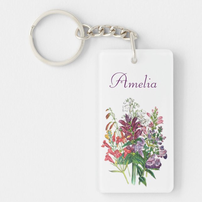 Carnival of flowers key ring (Front)