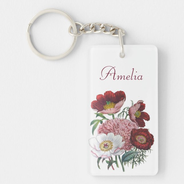 Carnival of flowers key ring (Front)