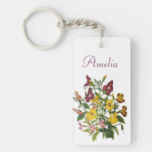Carnival of flowers key ring