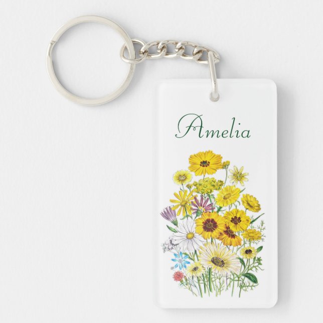 Carnival of flowers key ring (Front)